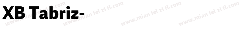 XB Tabriz字体转换